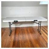 Lifetime 6ft Folding Table | Having lightweight, folding design for storage and transport. Dent-resi