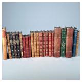(22pc) COLLECTION Antique/Vintage Books | Including but not limited to works by Voltaire in French, 