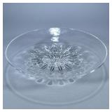 LARGE STEUBEN CRYSTAL SUNFLOWER CENTER BOWL | Crystal MCM sunflower heavy bowl. Signed on bottom. In