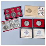 (5pc) 1970S ASSORTED Coins | US proof set from 1975, 1975 US coin set, 1975 Bicentennial First Day C