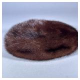 Vintage Oleg Cassini Fur Cap | Dark brown winter fur cap by Oleg Cassini for Harper’s Furs of New Yo