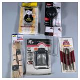 (5pc) New Cooking Accessories | Egg slicer, baster, nutcracker, pantry brushes and dish cloths, all 