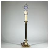 Brass Table BUFFET Lamp | Neoclassical style; buffet lamp - h. 38 x w. 6 in