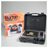Portable Burner | Stainless Steel Max Burton Pro Chef Butane Burner. Hard hand carrying case include
