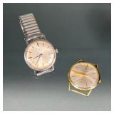 (2pc) VINTAGE AUTOMATIC WATCHES | Including an eterna-matic 3000 with a silver dial baton numerals w
