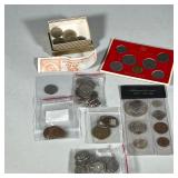 MISC INTERNATIONAL COINS & PROOF SETS | Large lot of various international currency including: Nethe