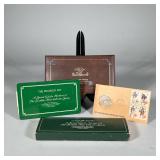 (4pc) FRANKLIN MINT & OTHER COLLECTORS ITEMS | Including: Franklin Mint Key, letter opener, Postal S