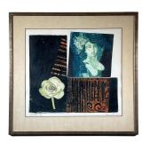 LILIAN FORTE (20th Century) PRINT | Titled “Serenata” 20/50 by Lilian Forte 1964, 21.5 x 19.5 in. si