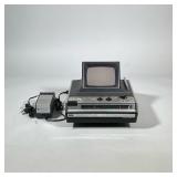 PANASONIC SOLID STATE PORTABLE TV | Model TR-435R. Dimensions: h. 9.5 x w. 11.25 x d. 12 in