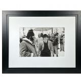 "The Godfather" Candid B&W Photograph: Al Pacino & Francis Ford Coppola | Candid from the filming of