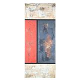 Monti Luxor Contemporary Abstract Oil on Canvas “Ancient Walls” | Mixed media on canvas. Titled and 