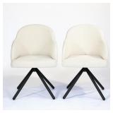 (2pc) PAIR Soho Concept ALICE STICK SWIVEL MODERN CHAIRS | "Alice Stick Swivel" chairs by Soho Conce