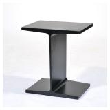 STYLE OF WARD BENNETT PAINTED STEEL I-BEAM SIDE TABLE | Steel side table painted black, in the form 