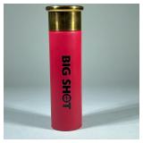 BIG SHOT GUN CLEANING KIT | Tall red canister contains a gun cleaning kit. Labeled Big Shot, Univers