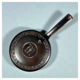 VINTAGE L.E. MASON & CO. CRUMB BUTLER | Vintage copper crumb catcher or ash collector with hinged to