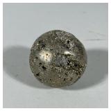 Iron Pyrite Fools Gold Sphere | Natural Sphere of iron pyrite with internal Crystals - h. 3 x w. 3 x