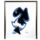 AFTER MAN RAY (1890-1976) | h. 23 x 17 in., sight signed "Tmot (?) / 1952". In a black frame with go