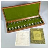 THE ROYAL HORTICULTURAL SOCIETY COLLECTION OF ENGLISH FLOWER SPOONS | Set of English flower spoons i