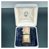 Sterling Silver Toothpick Case in Box | Sterling silver toothpick case in original fitted box, marke