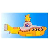 YELLOW SUBMARINE ANIMATION CEL | Framed animation cel from the Yellow Submarine movie depicting the 