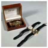 (3pc) Seiko, Casio & Miykon Men’s Wristwatches | Three men’s wristwatches including Seiko 5 Automati