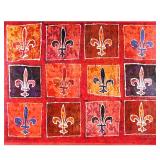 Andre Lanoux Fleur de Lis Giclée on Canvas | Lilies Giclee on stretched canvas. Signed on verso. 22 