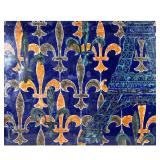 Andre Lanoux Oil on Paper “Fleur de Lis” | Fleur de Lis. Oil on paper. 21.75 x 27.75 in sight. Signe