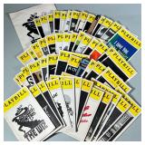 (54pc) Broadway Playbills 1972–2004 Mixed Lot | Lot of 54 Broadway playbills dated 1972–2004 from va