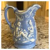 After Duncan Ceramics, Porcelain Pitcher | Vintage porcelain pitcher, likely a Duncan Ceramic (Fresn