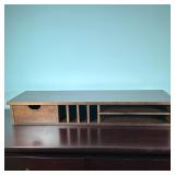 Wooden Desk or Bureau Organizer/Letter Tray | Vintage (mid 20th century) wooden desk organizer/lette