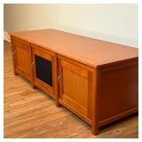 Sanus "Woodbrook" Entertainment Cabinet | Sanus (Eden Prairie, Minnesota) "Woodbrook Series" cherry 