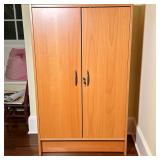 Swedish Style Cupboard - 2/2 | Swedish-style closed-door cupboard unit with three inner shelves, and