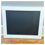 Chalkboard - White Painted Frame | Large chalk board set in a white painted frame. Dimensions: h. 22