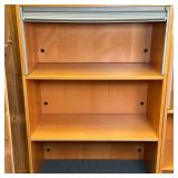 Swedish Style Two-Shelf Module with Blind - 1/2 | Swedish-style two-shelf bookshelf module with pull
