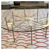 Lawson-Fenning Radial Coffee Table | Lawson-Fenning (California) radial coffee table featuring a pol