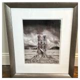 Thomas Barbey (Swiss, 1957-) Photomontage - "Stumped" | Cathedral of Notre Dame in Paris, France wit