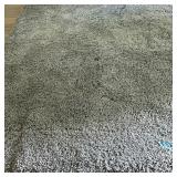 Area Rug - Solid Dark Gray Shag | Solid dark gray area rug with medium-length shag. - w. 96 x l. 120