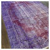 Area Rug - Shades of Purple | Woven area rug in varying shades of purple, almost as a gradient. 5