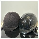(2pc) Horseback Riding Helmets | Horseback riding/equestrian helmets, including: Charles Owen (Great