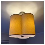 Visual Comfort Light Fixture | Visual Comfort ceiling mount light fixture featuring a sleek lampshad