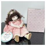 Musical Doll - "August" Birthday | Vintage (1970s-Now) Green Tree Collectibles "August" soft-bodied 