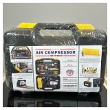 Air Compressor & Tire Repair Kit | WE LOVE TO DRIVE air compressor and tire repair kit, a portable s