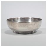 WEBSTER STERLING SILVER BOWL | Stamped "Webster Sterling 18" on bottom; 17.86 ozt h. 3.5 x dia. 9.25