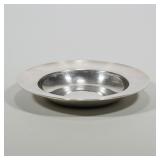 TIFFANY & CO. STERLING SILVER LOW FORM BOWL | Engraved monogram "R" on bottom as well as Tiffany & C