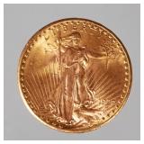 1927 US $20 GOLD COIN | American Walking Liberty Double Eagle twenty dollar gold coin, 34mm; 33.4g