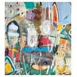 JOHN ROSS PALMER (20TH/21ST CENTURY) MIXED MEDIA ART