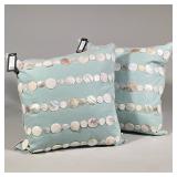 (2pc) Matching Throw Pillows With Shells