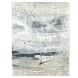 Abstract Painting On Wood