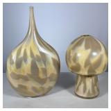 (2pc) ART GLASS PIECES