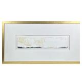 Wide Contemporary Abstract Painting
